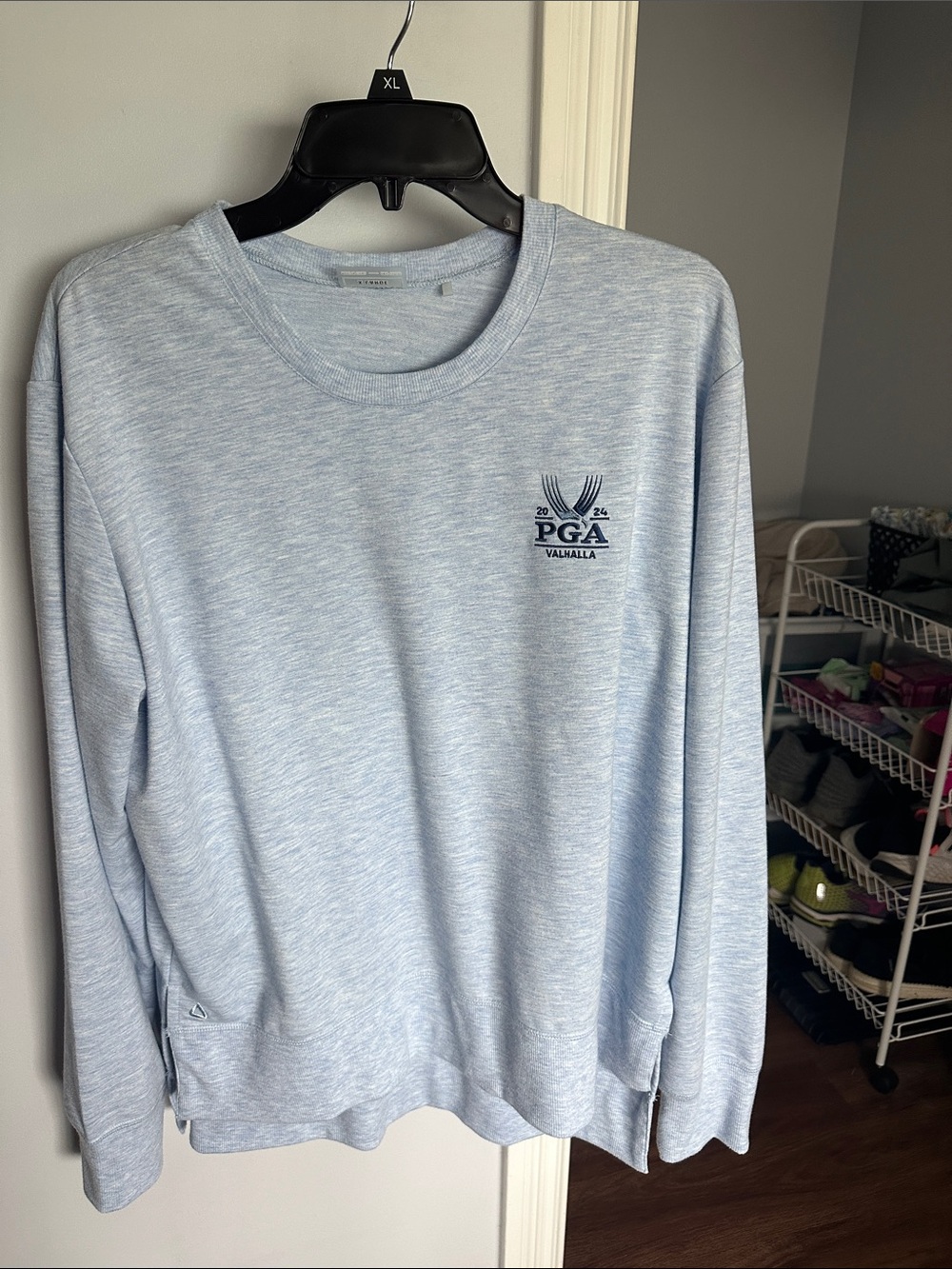 PGA Valhalla Light Blue Crewneck Sweater
